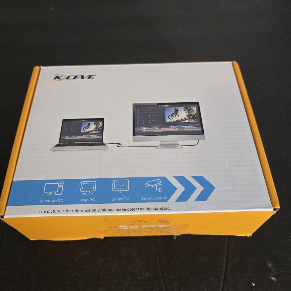 Kceve HDMI 4 Ports KVM Switcher 18 GBPs Windows, Mac, TV, Camera Connector